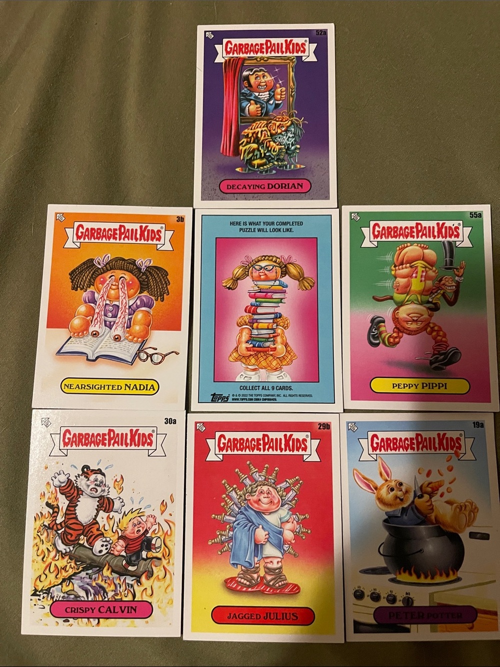Garbage Pail Kids Collectible Card Set - Multi Color. Perfect Condition!